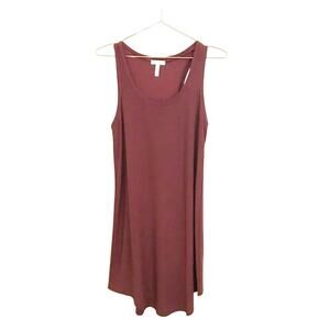 Leith burgundy sleeveless dress size small